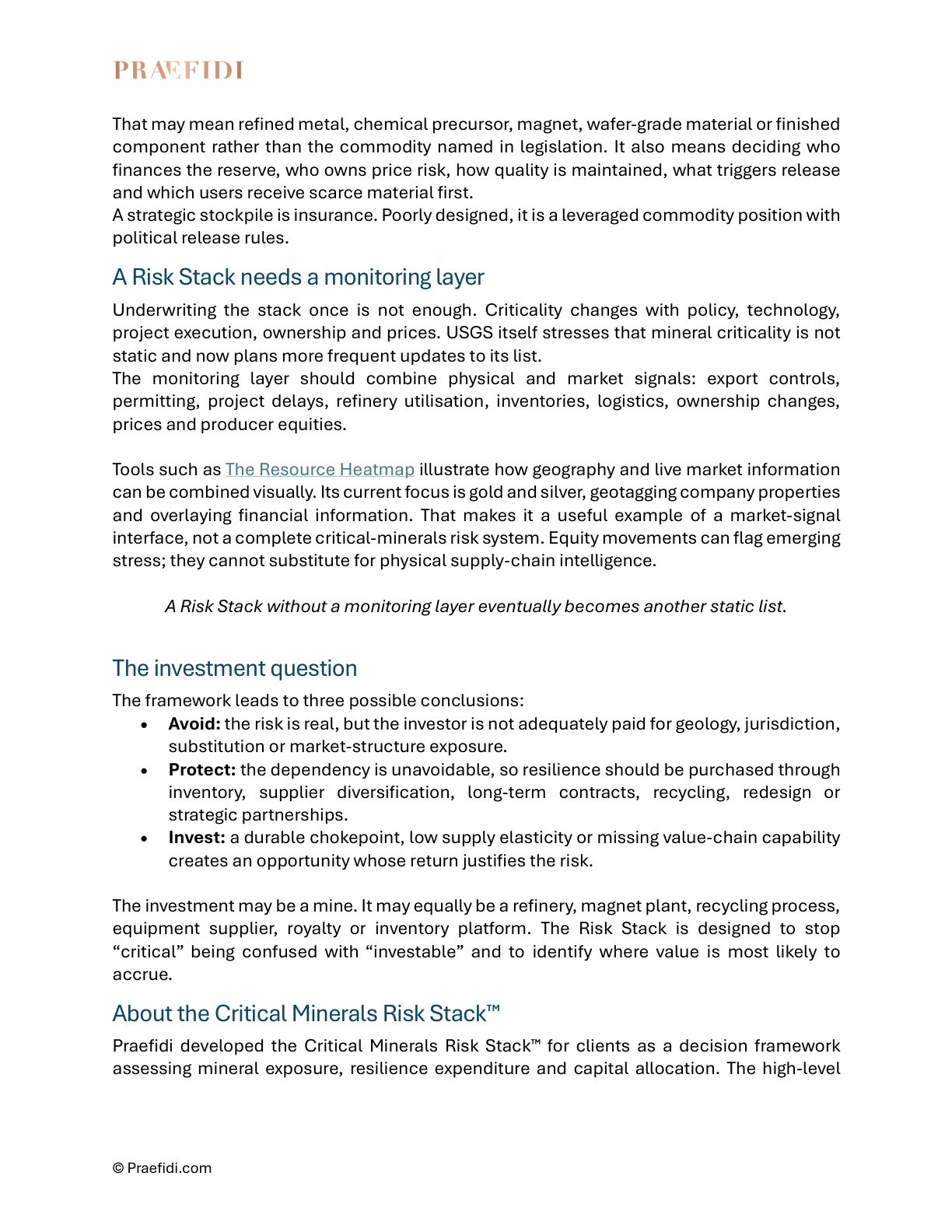 A Critical Minerals List Is Not An Investment Thesis — page 4