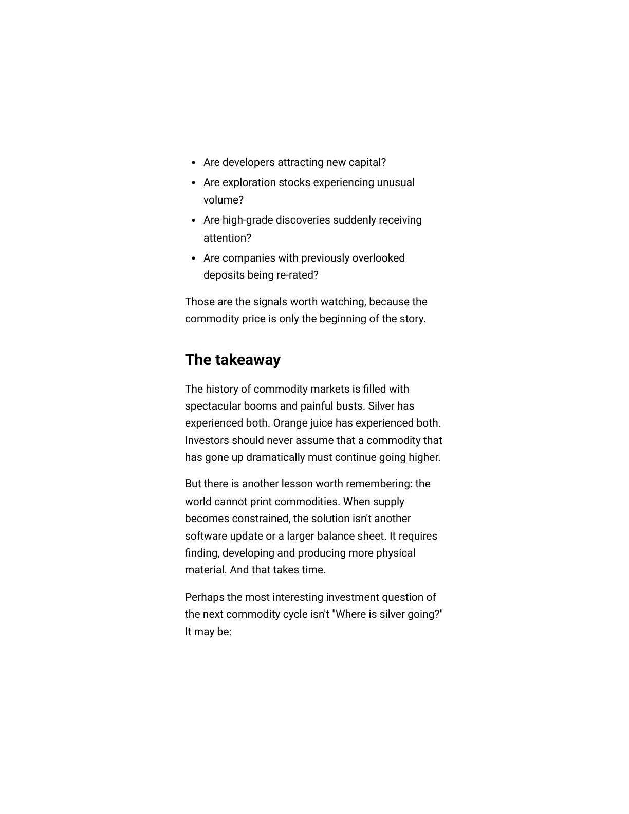 Orange Juice, Silver & Inflation - What the commodity Markets May Be Telling Us — page 12