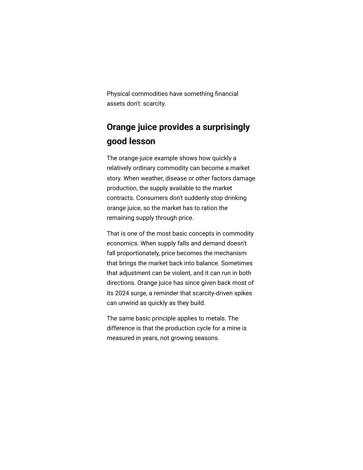 Orange Juice, Silver & Inflation - What the commodity Markets May Be Telling Us — page 4
